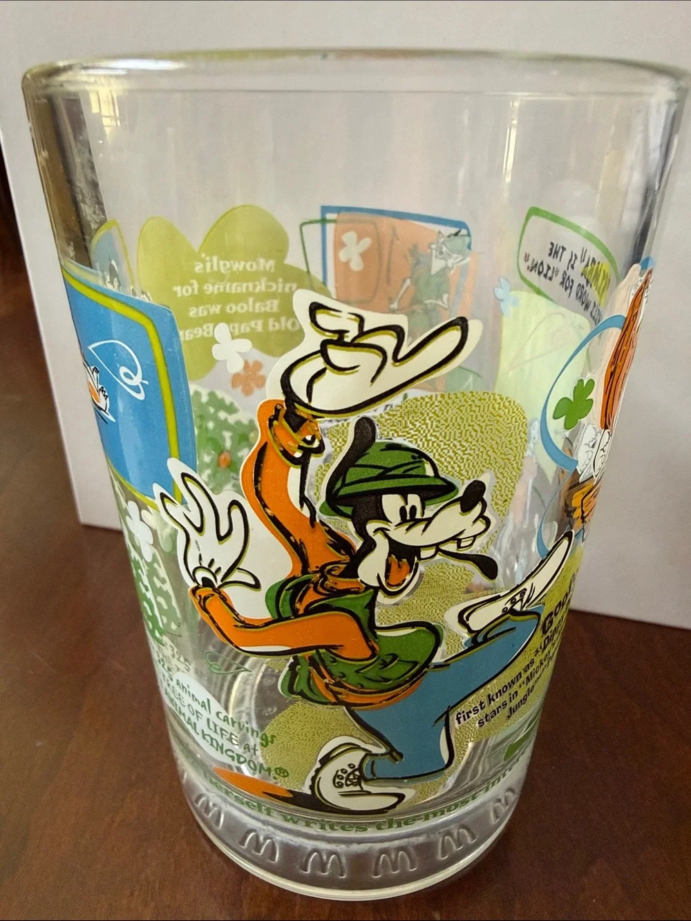 McDonalds Walt Disney World 100 years of Magic promotional drinking glass 2002